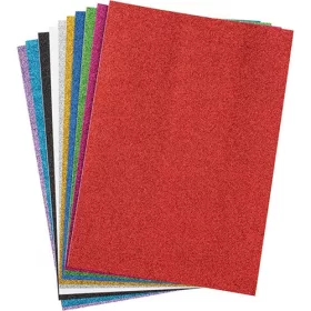 Karton HEYDA A/4 200g csillámos többféle színben