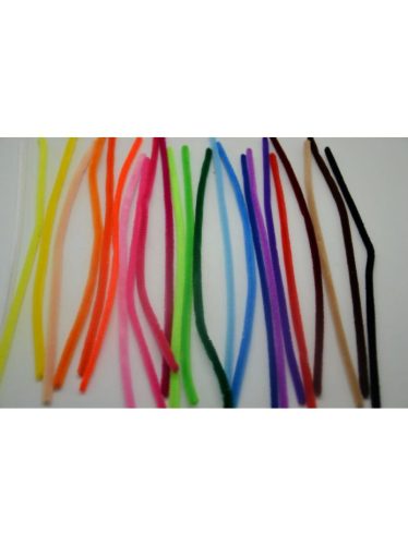 Zsenília szálak 30cmx6mm 50db/cs többféle színben