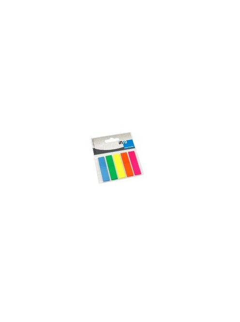 Jelölőcímke GLN 12x44 mm, 5x25 lap, 5 szín, oldaljelölő (műanyag)