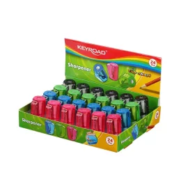   Hegyező 1 lyukú tartályos Keyroad Cup Sharpy vegyes színek