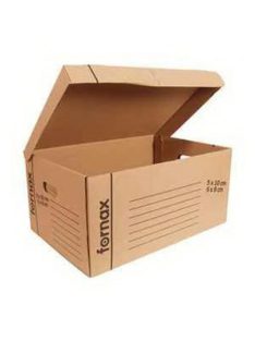   Archiváló konténer FORNAX, 540x360x253mm, felhajtható záró fedéllel