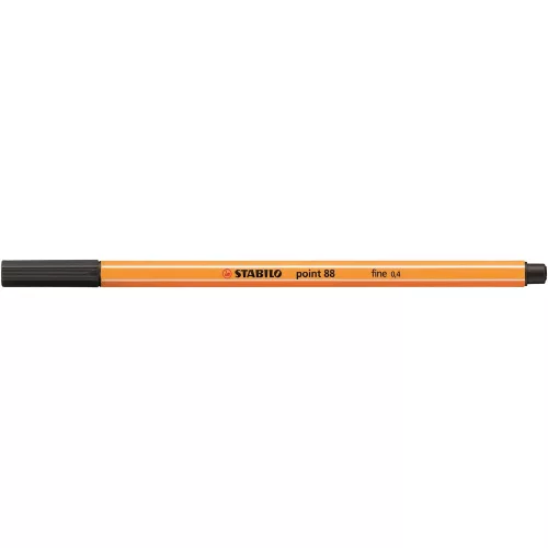 Rostirón, tűfilc 0,4mm, STABILO Point 88 fekete