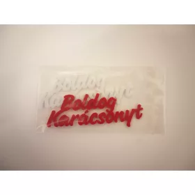 Filcfigura Boldog Karácsonyt