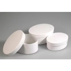 Doboz szett fehér 3db/dob OVÁL