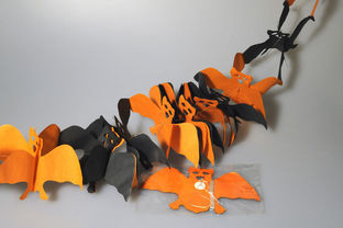 Halloween lampion Denevér 3m
