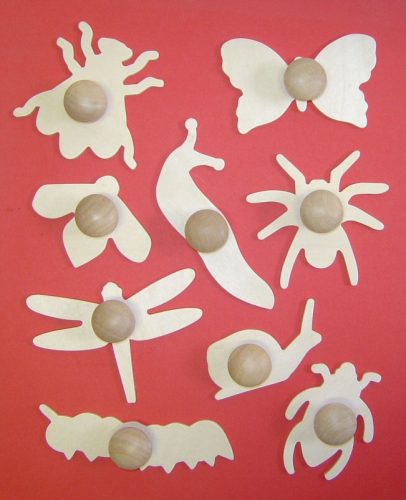 Fa sablonok fogóval ROVAROK