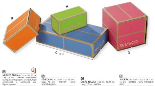 Wesco Papírtégla 20 db-os maxi csomag