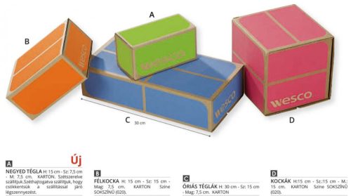 Wesco Kocka 20 db-os maxi csomag